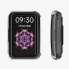 Set 2 Huse Kwmobile pentru OPPO Watch Free, Plastic, Negru/Transparent, 59315.01