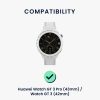 Curea kwmobile pentru Huawei Watch GT 3 Pro (43mm)/Watch GT 3 (42mm), Piele naturala, Maro/Negru, 59318.107