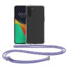 Husa Kwmobile pentru OnePlus Nord, Silicon, Transparent/Mov, 51875.108