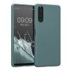 Husa Kwmobile pentru Sony Xperia 10 IV, Silicon, Verde, 57800.207