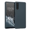 Husa Kwmobile pentru Sony Xperia 10 IV, Silicon, Albastru, 57800.202