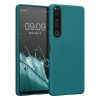 Husa Kwmobile pentru Sony Xperia 1 IV, Silicon, Verde, 58661.57