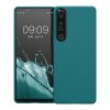 Husa Kwmobile pentru Sony Xperia 1 IV, Silicon, Verde, 58661.57