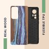 Husa Kwmobile pentru Xiaomi 12/12X, Lemn, Multicolor, 56788.07