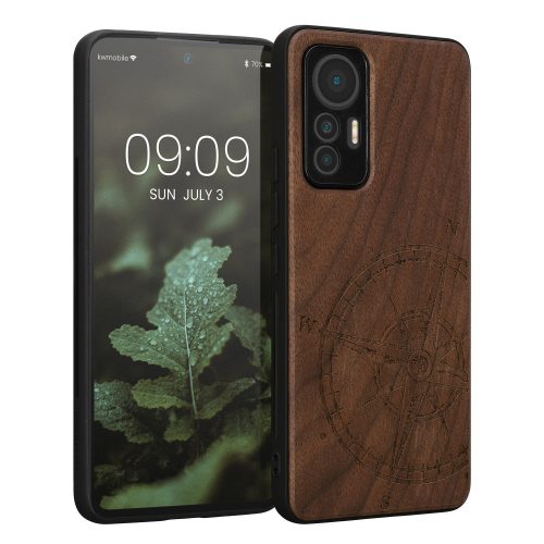 Husa Kwmobile pentru Xiaomi 12 Lite, Lemn, Maro, 59408.01