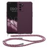 Husa Kwmobile pentru OPPO A16/A16s, Silicon, Violet, 59410.187