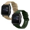 Set 2 curele pentru Garmin Venu Sq/Venu Sq Music, Kwmobile, Verde/Gri, Silicon, 57776.07