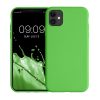 Husa kwmobile pentru Apple iPhone 11, Silicon, Verde, 50791.44