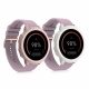 Set 2 Huse pentru Fossil Gen 6 Women's Smartwatch, Kwmobile, Alb/Roz, Silicon, 59439.01