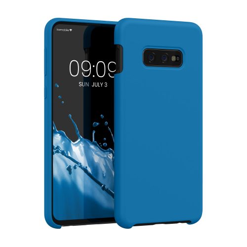 Husa kwmobile pentru Samsung Galaxy S10e, Silicon, Albastru, 47944.228