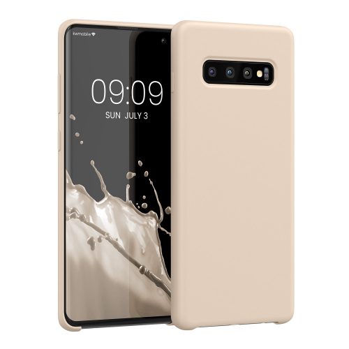 Husa kwmobile pentru Samsung Galaxy S10 Plus, Silicon, Gri, 49028.210