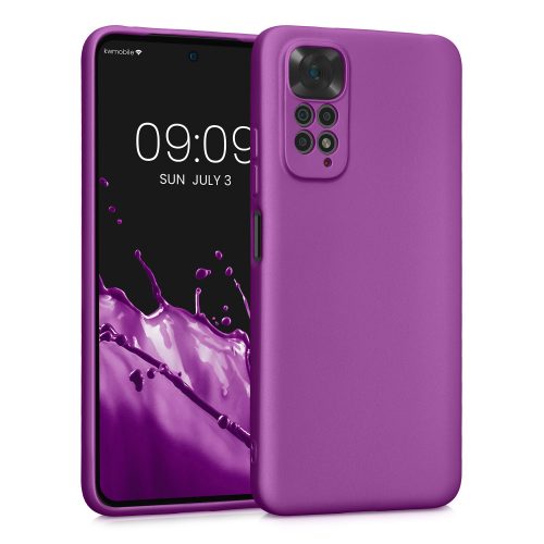 Husa Kwmobile pentru Xiaomi Redmi Note 11/Redmi Note 11s, Silicon, Violet, 58651.240