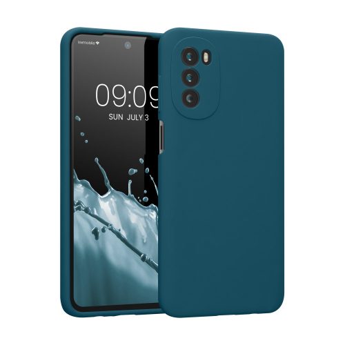 Husa Kwmobile pentru Motorola Moto G52/Moto G82, Silicon, Verde, 58542.78