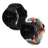 Set 2 curele pentru Xiaomi Mi Watch Color Sport/Watch S1 Active, Kwmobile, Multicolor, Nylon, 59518.02