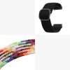 Set 2 curele pentru Xiaomi Mi Watch Color Sport/Watch S1 Active, Kwmobile, Multicolor, Nylon, 59518.02