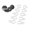 Set 5 Eartip kwmobile pentru Sony Linkbuds WF-L900, Silicon, Alb, 58866.02