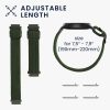 Set 2 curele pentru Xiaomi Mi Watch Color Sport/Watch S1 Active, Kwmobile, Negru/Verde, Nylon, 59518.01