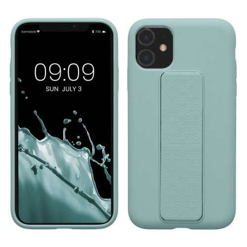 Husa kwmobile pentru Apple iPhone 11, Silicon, Verde, 58280.71