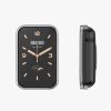 Set 2 Huse Kwmobile pentru Xiaomi Mi Band 7 Pro, Plastic, Negru/Transparent, 59604.01