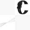 Set 2 Curele pentru Honor Band 5/Band 4, Kwmobile, Negru/Alb, Silicon, 59596.01