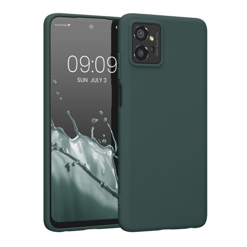 Husa kwmobile pentru Motorola Moto G42, Silicon, Verde, 59628.171