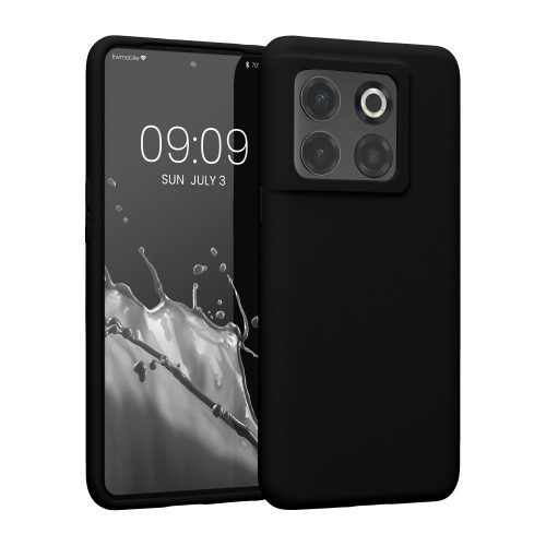 Husa kwmobile pentru OnePlus 10T , Silicon, Negru, 59638.01