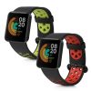 Set 2 curele kwmobile pentru Xiaomi Mi Watch Lite/Redmi Watch, Silicon, Negru/Multicolor, 54831.08