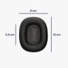 Set 2 Earpads kwmobile pentru Apple Airpods Max, Piele ecologica, Negru, 55895.01