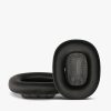 Set 2 Earpads kwmobile pentru Apple Airpods Max, Piele ecologica, Negru, 55895.01