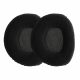 Set 2 Perne de urechi pentru casti Sennheiser RS160/RS170/RS180, Kwmobile, Negru, Textil, 59704.01