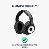 Set 2 Perne de urechi pentru casti Sennheiser RS160/RS170/RS180, Kwmobile, Negru, Textil, 59704.01