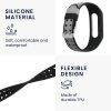 Set 2 curele kwmobile pentru Xiaomi Mi Band 4, Silicon, Negru/Gri, 58889.02