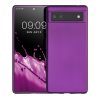 Husa kwmobile pentru Google Pixel 6a, Silicon, Violet, 57960.240