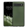 Husa kwmobile pentru Google Pixel 6a, Silicon, Verde, 57960.233