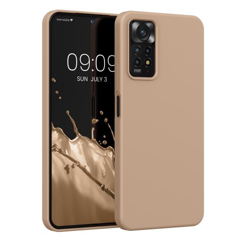 Husa kwmobile pentru Xiaomi Redmi Note 11 Pro/Redmi Note 11 Pro 5G/Redmi Note 12 Pro , Silicon, Maro, 57373.245