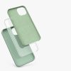 Husa kwmobile pentru Apple iPhone 13, Silicon, Verde, 55878.243