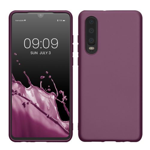 Husa kwmobile pentru Huawei P30, Silicon, Mov, 47411.115