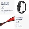 Set 2 curele kwmobile pentru Xiaomi Mi Smart Band 6/Mi Band 6/Band 5, Silicon, Gri/Rosu, 59792.01