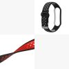 Set 2 curele kwmobile pentru Xiaomi Mi Smart Band 6/Mi Band 6/Band 5, Silicon, Gri/Rosu, 59792.01