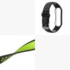 Set 2 curele kwmobile pentru Xiaomi Mi Smart Band 6/Mi Band 6/Band 5, Silicon, Gri/Verde, 59792.02