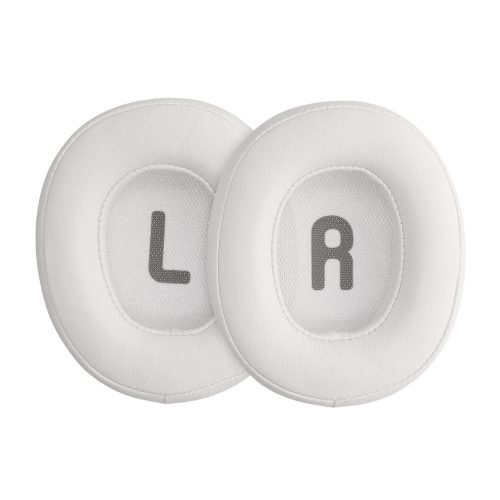 Set 2 Earpads kwmobile pentru JBL Tune 700BT /Tune 750BT/Tune 750BTNC, Piele ecologica, Alb, 59040.02