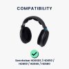 Set 2 Earpads kwmobile pentru Sennheiser HD660S /HD565/HD580, Piele ecologica, Negru, 59847.01