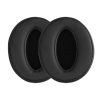 Set 2 Earpads kwmobile pentru Sennheiser HD400S/HD450SE/HD458BT, Piele ecologica, Negru, 59843.01