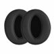 Set 2 Earpads kwmobile pentru Sennheiser HD400S/HD450SE/HD458BT, Piele ecologica, Negru, 59843.01