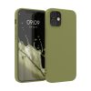 Husa kwmobile pentru Apple iPhone 12/iPhone 12 Pro, Silicon, Verde, 53938.243