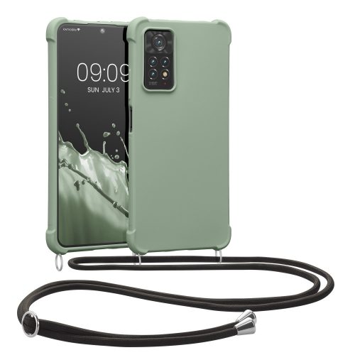 Bumper kwmobile pentru Xiaomi Redmi Note 11 Pro/Redmi Note 11 Pro 5G/Redmi Note 12 Pro , Silicon, Verde, 58086.172