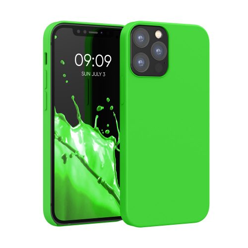 Husa Kwmobile pentru Apple iPhone 12/iPhone 12 Pro, Silicon, Verde, 52641.44