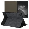 Book Cover kwmobile pentru Huawei MatePad SE , Textil, Gri/Negru, 58774.02