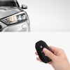 Husa Cheie Auto kwmobile pentru Opel 3 Butoane - Keyless Go, Silicon, Negru/Alb, 56976.02