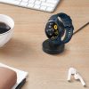 Docking stand kwmobile pentru Xiaomi Mi Watch S1 Active/Watch Color Sport, Plastic, Negru, 60121.01